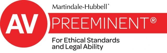 Martindale-Hubbell | AV Preeminent For Ethical Standards And Legal Ability